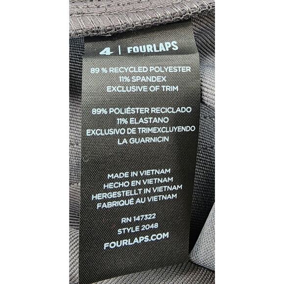 Fourlaps Pants Womens Slim Fit 6 Grey Graphite Evolve Active Water Repellent - Picture 11 of 16